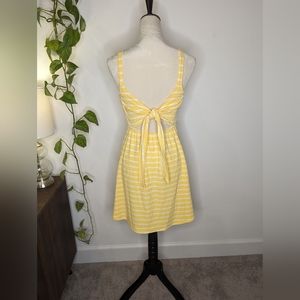 Copper key striped rib knit dress. Size S